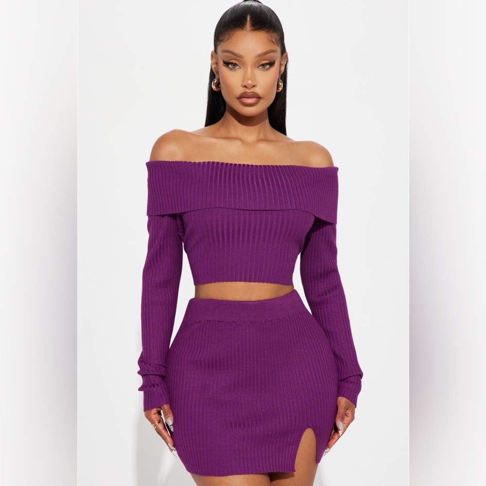 Women two piece skirt set